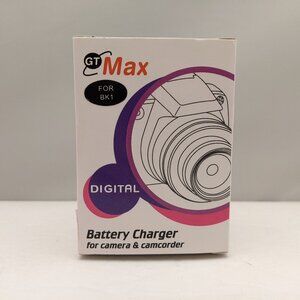 GT Max Battery Charger for BK1 Camera & Camcorder w/ Car Charger CAMCHA047 NEW